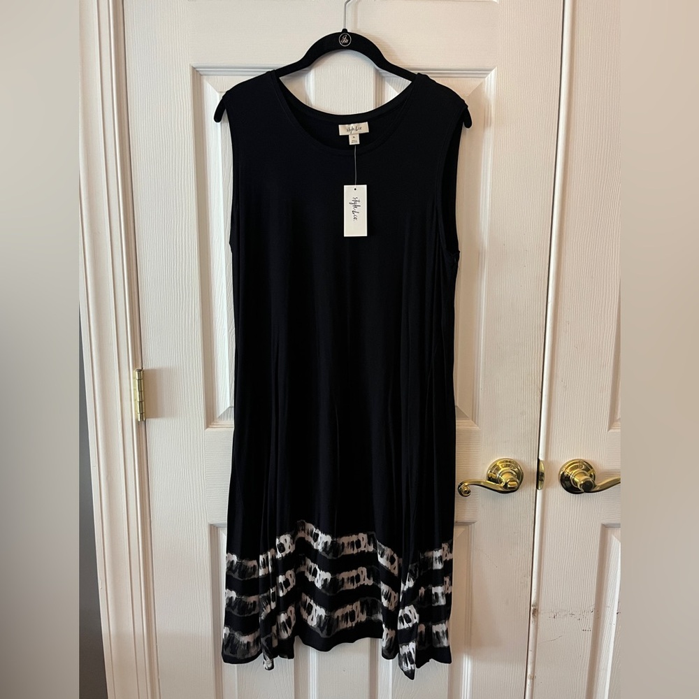 NWT-STYLE & CO Flip Flop Dress, 92% Rayon/8% Spandex, size XL, Orig $49